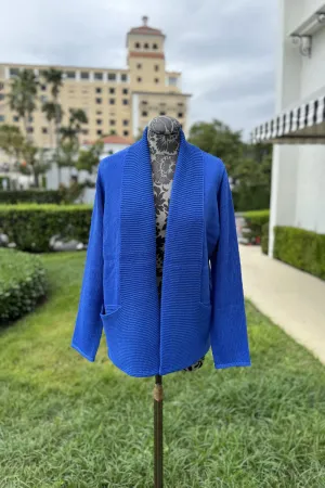 Knit Sweater in Cobalt