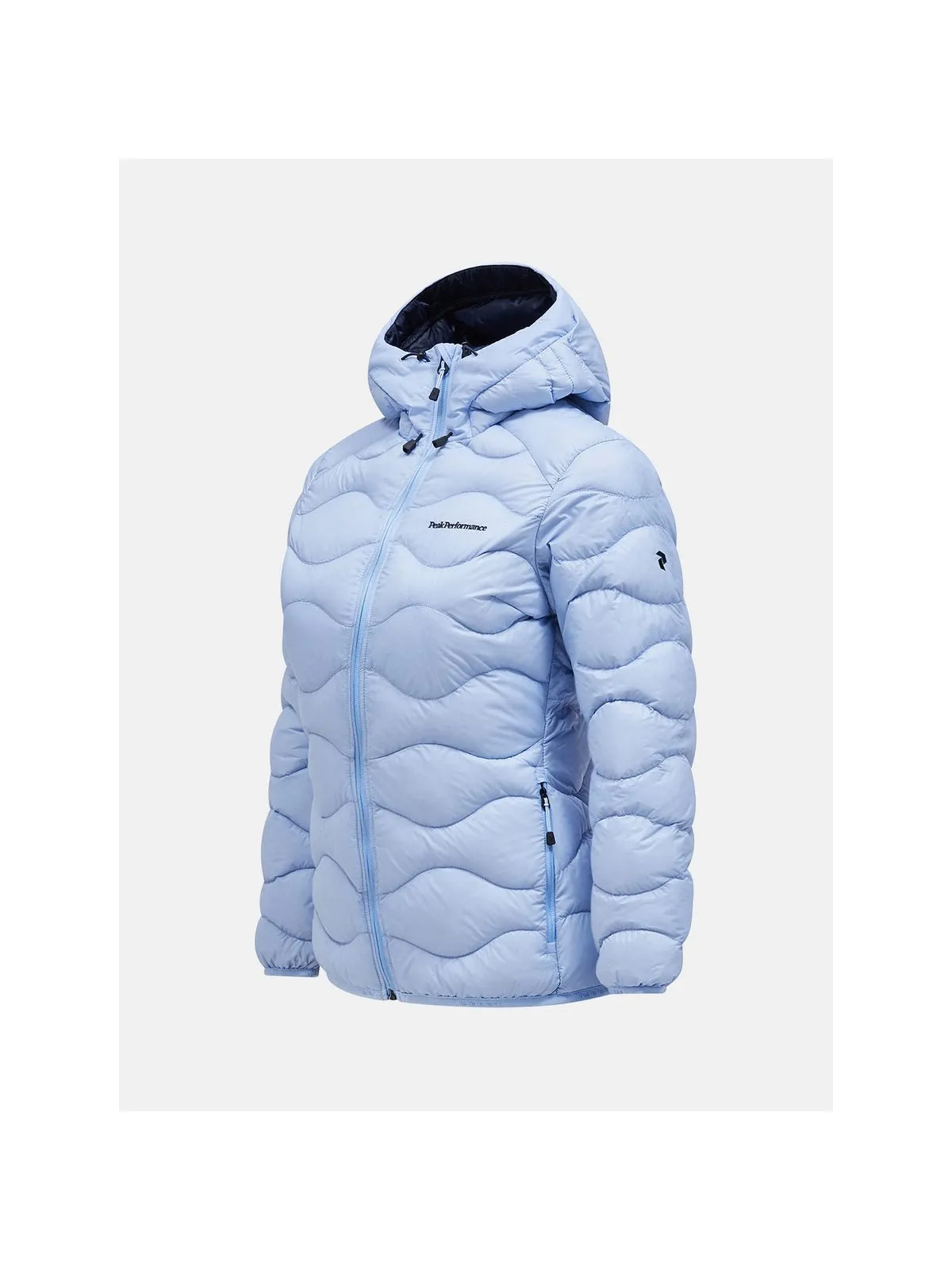 Kurtka Peak Performance W Helium Down Hood Jacket niebieski