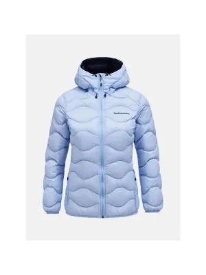 Kurtka Peak Performance W Helium Down Hood Jacket niebieski