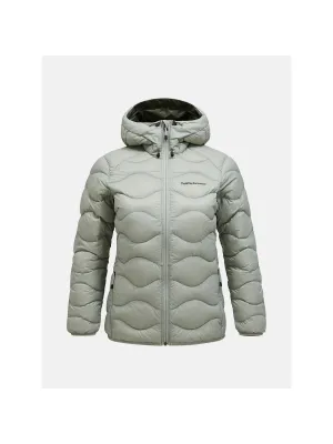 Kurtka puchowa damska Peak Performance W Helium Down Hood Jacket zielony