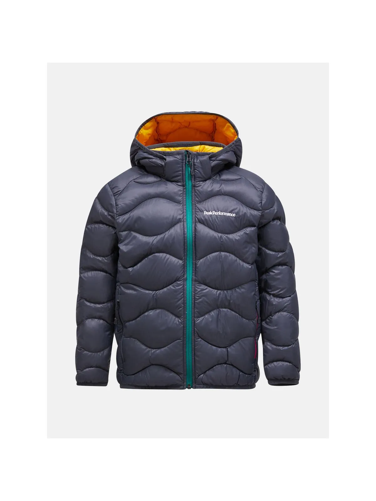Kurtka puchowa Peak Performance Jr Helium Down Hood Jacket szary