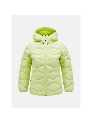 Kurtka puchowa Peak Performance W Helium Down Hood Jacket żółty