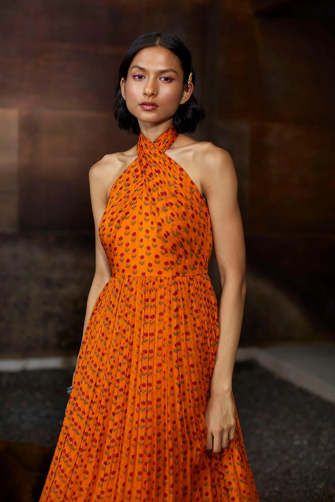 LA Hasya Halter Gown - Ready To Ship