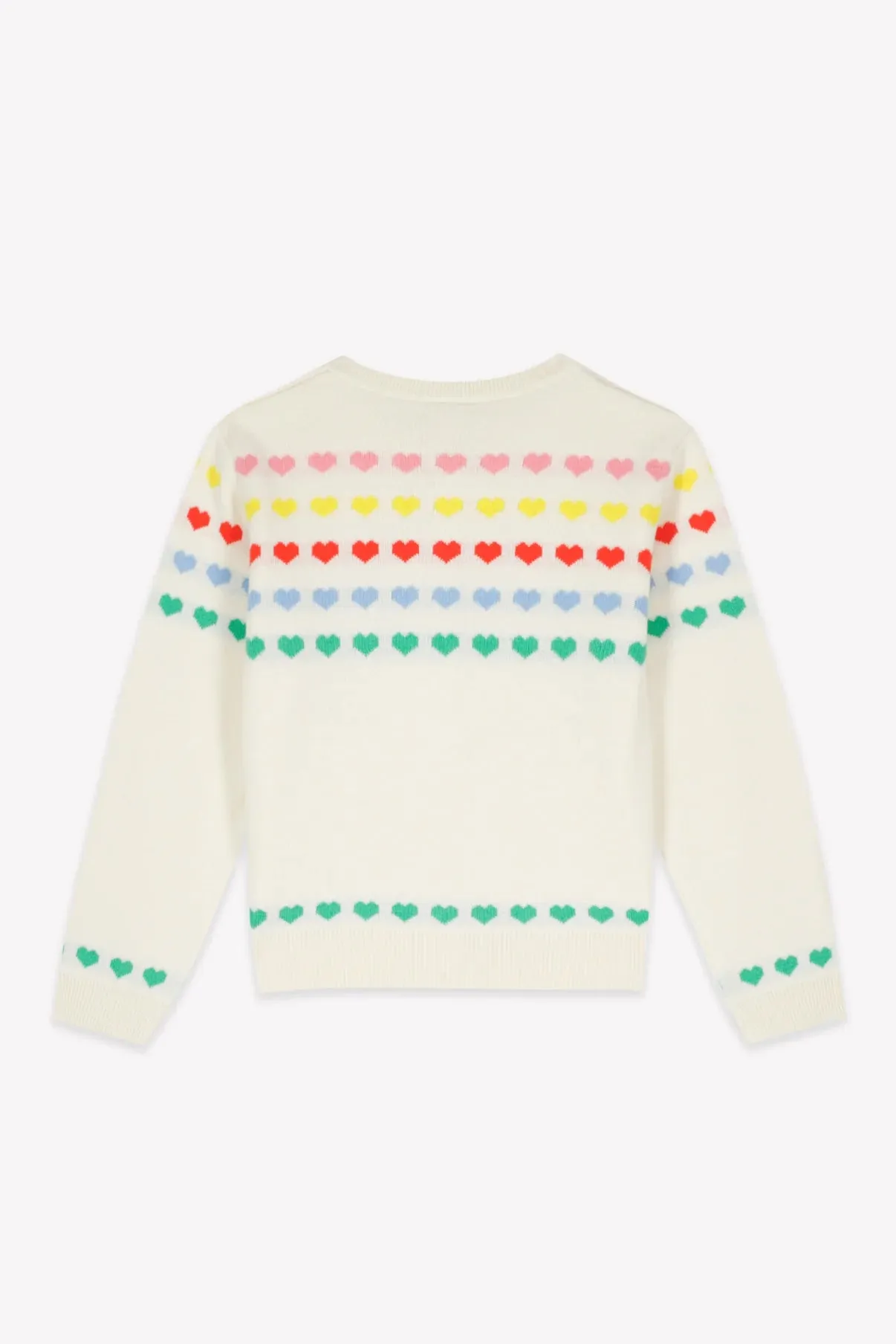 Laligne Multicolor Heart Cardigan