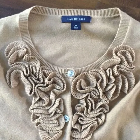 𝅺LAND’S End Button Down Cardigan Sweater