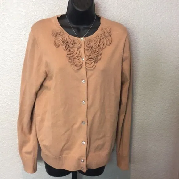 𝅺LAND’S End Button Down Cardigan Sweater