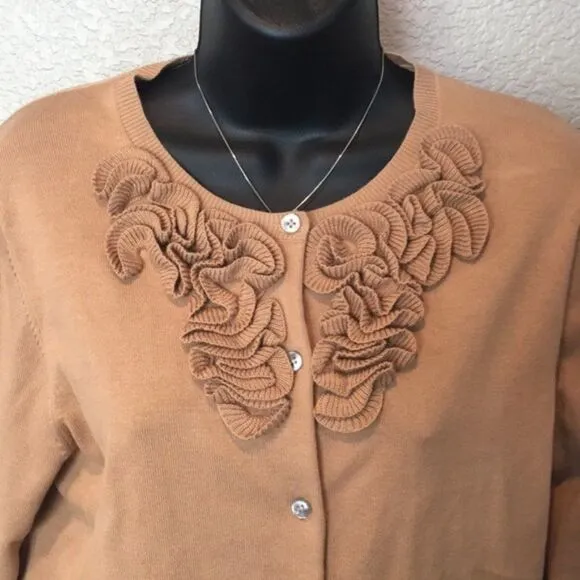 𝅺LAND’S End Button Down Cardigan Sweater