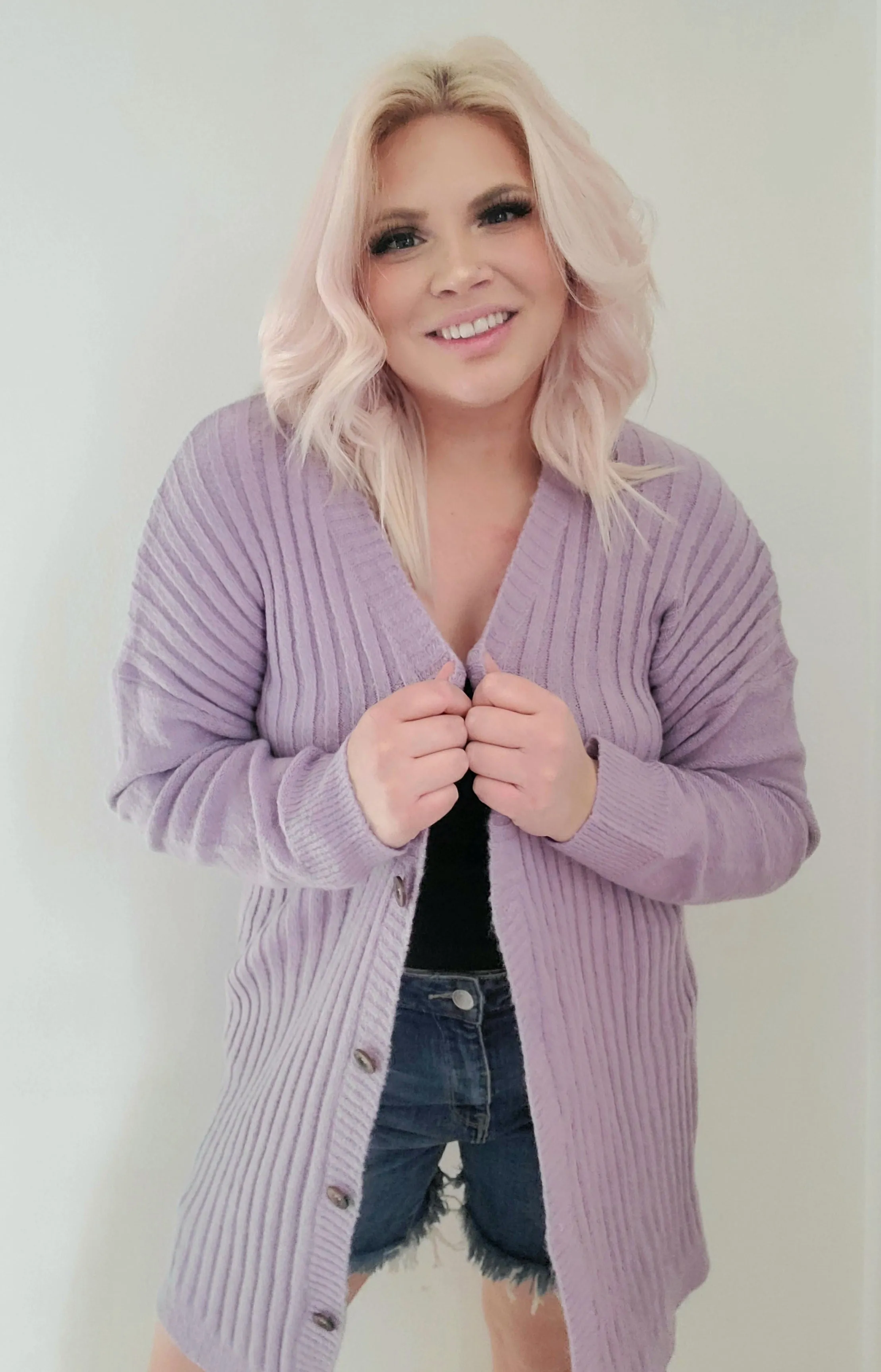 Lavender Cardi