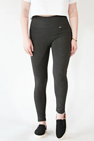 Leggings-Pima cotton and spandex Grey