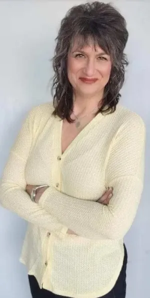 Lemon cardigan with waffle knit sweater