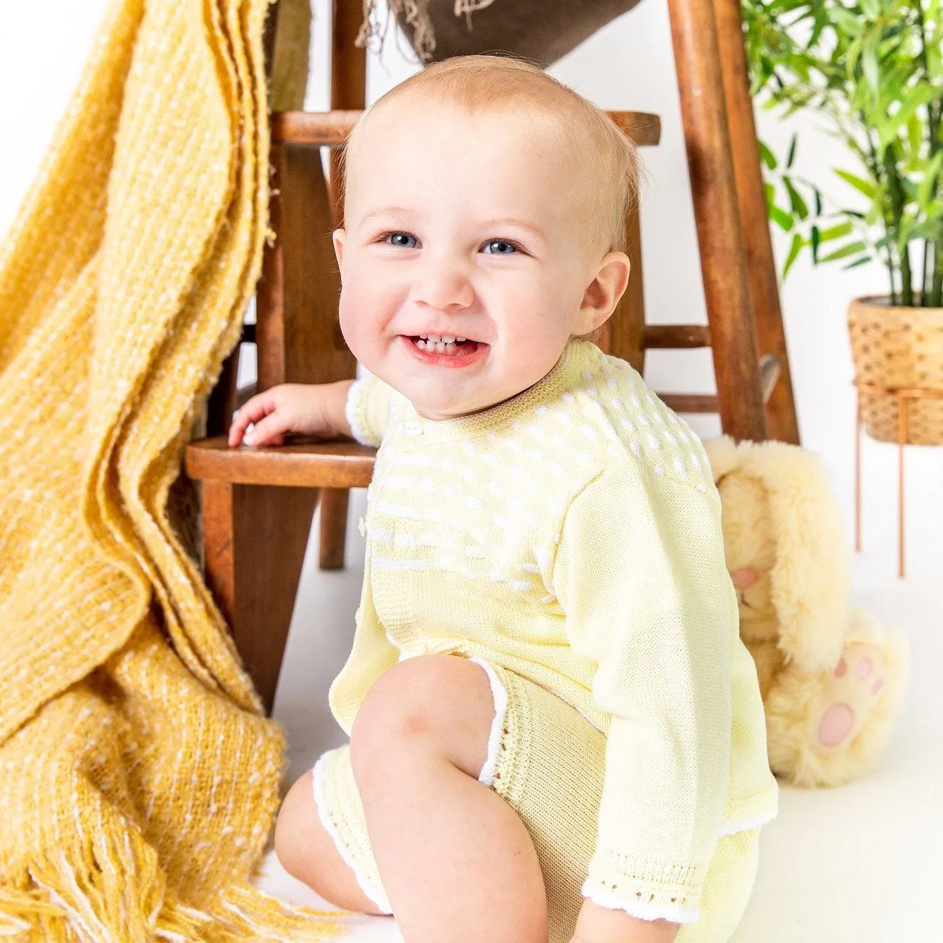 Lemon Knitted Cardigan