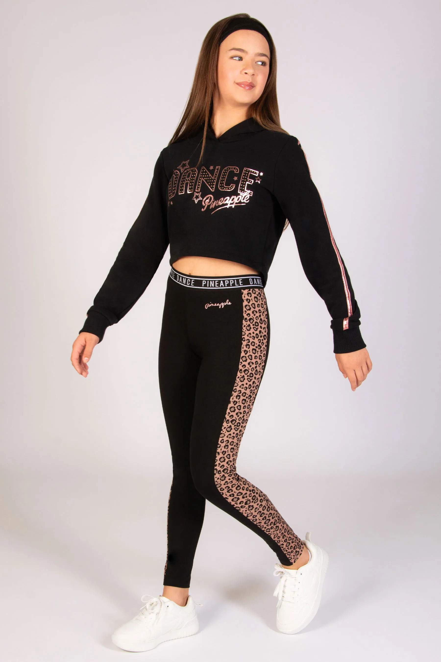 Leopard Panel Leggings