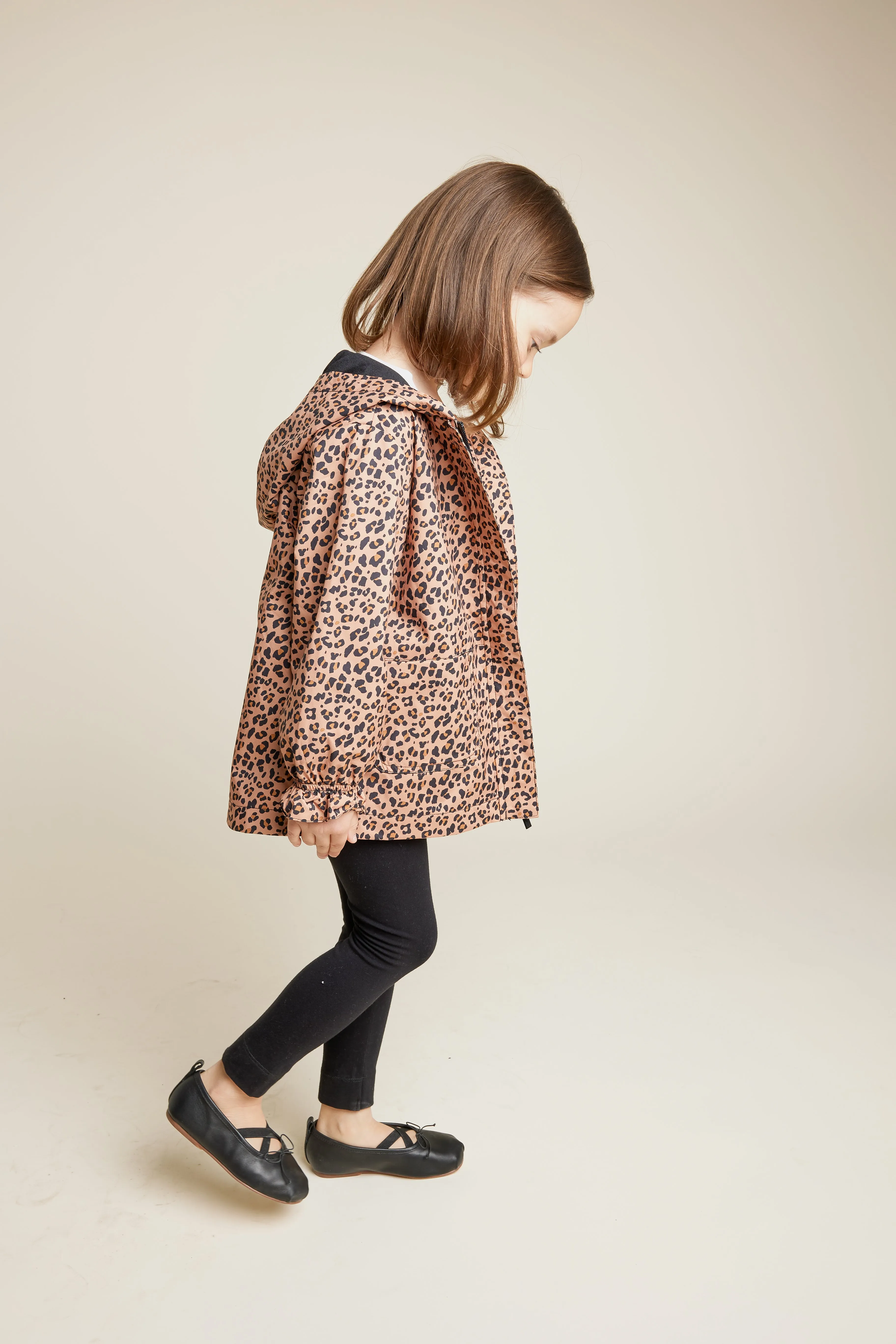 Leopard Windbreaker Jacket