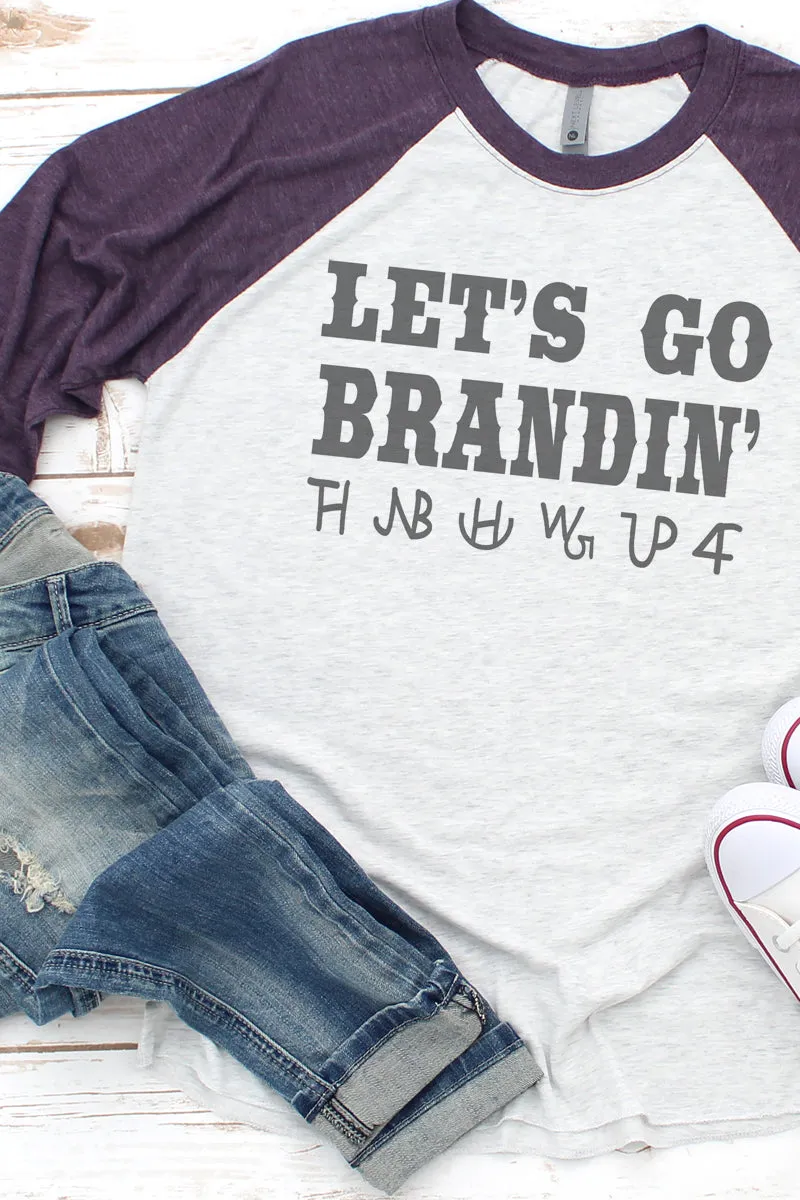 Let's Go Brandin' Tri-Blend Unisex 3/4 Raglan