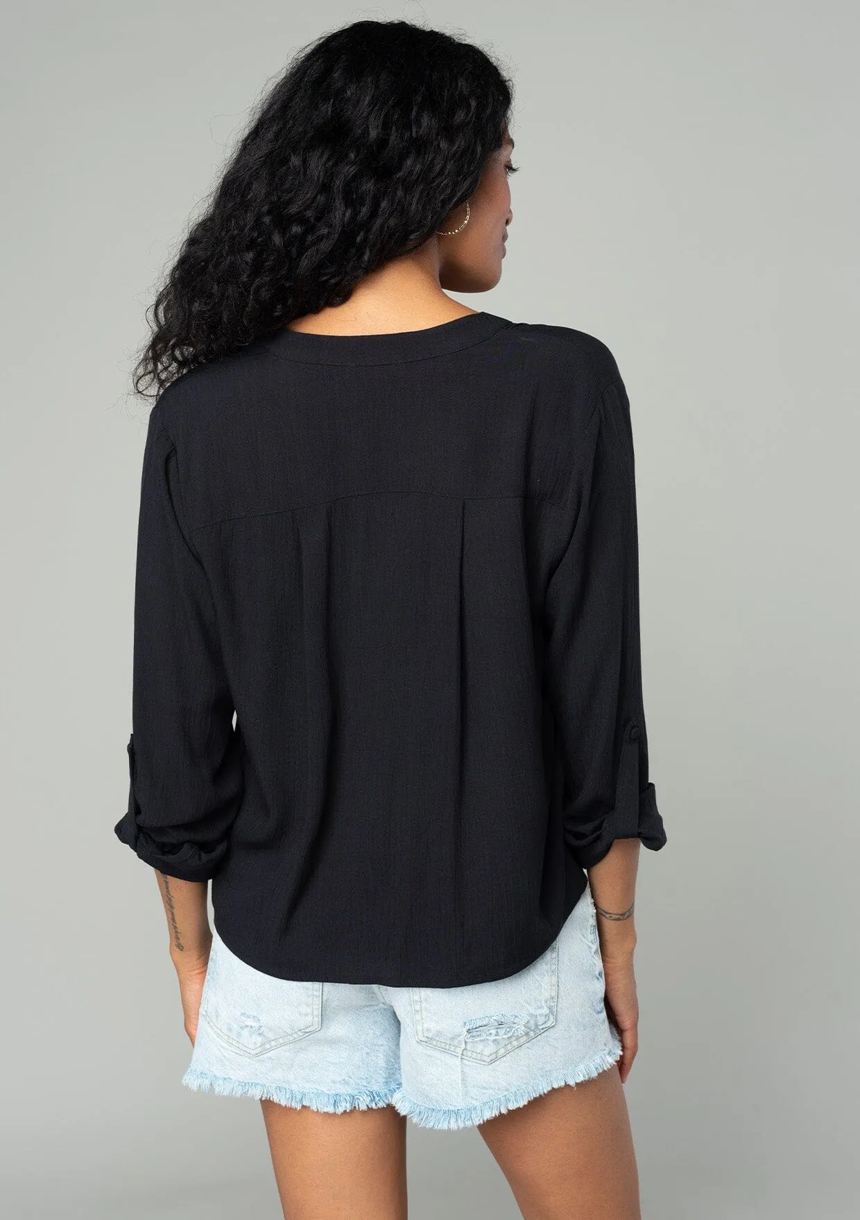 Lilly Tie Front Top