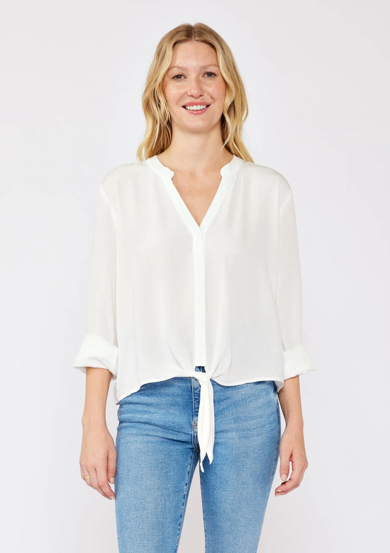 Lilly Tie Front Top