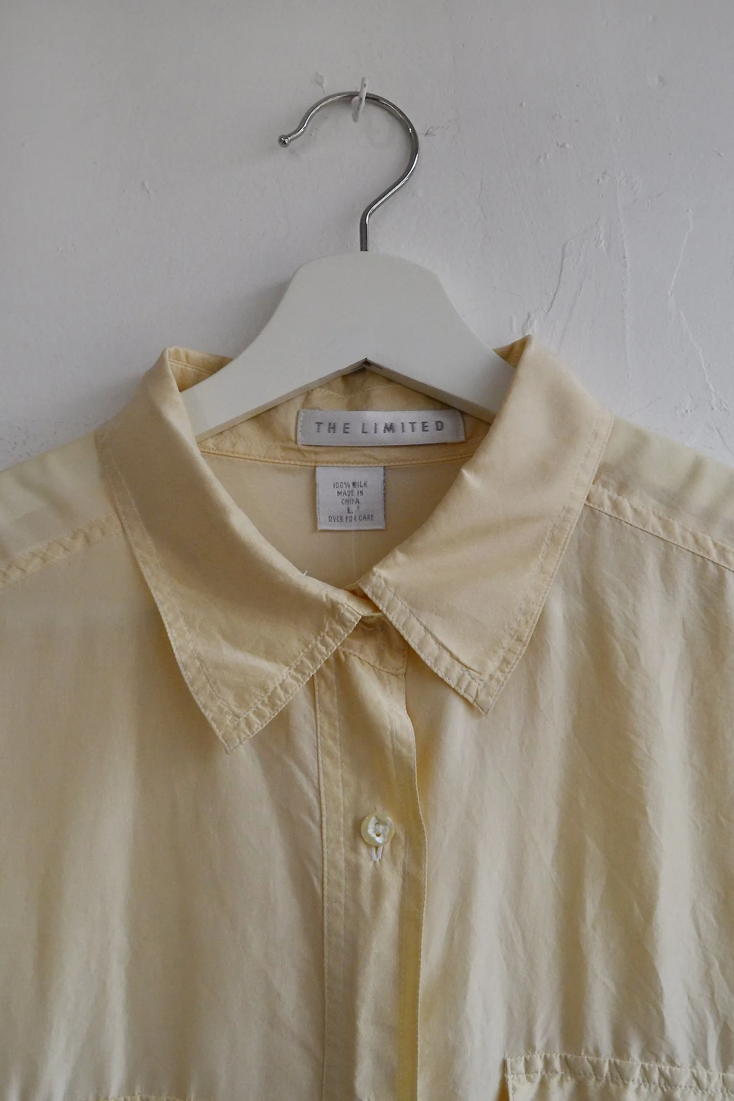 Long Sleeve Tissue Silk Blouse