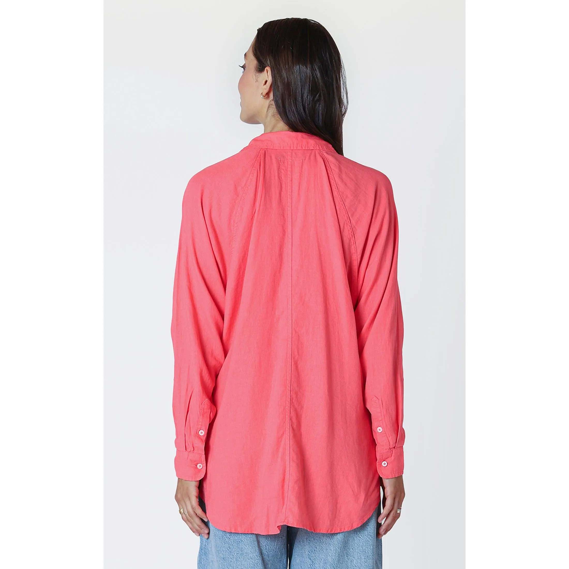 LS BUTTON FRONT BLOUSE