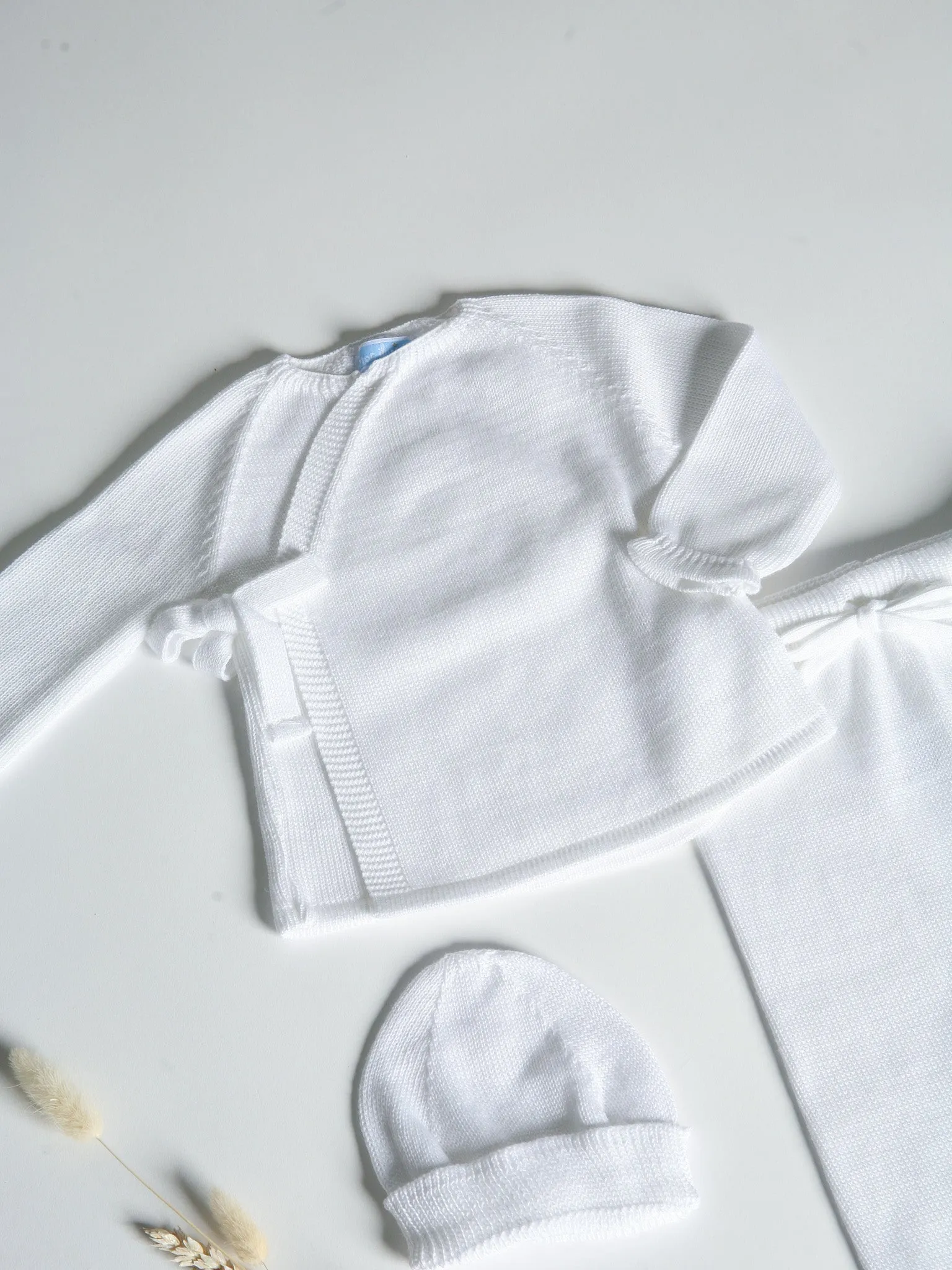 Mac Ilusion Essential white knitted 3 piece set