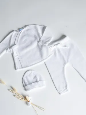 Mac Ilusion Essential white knitted 3 piece set