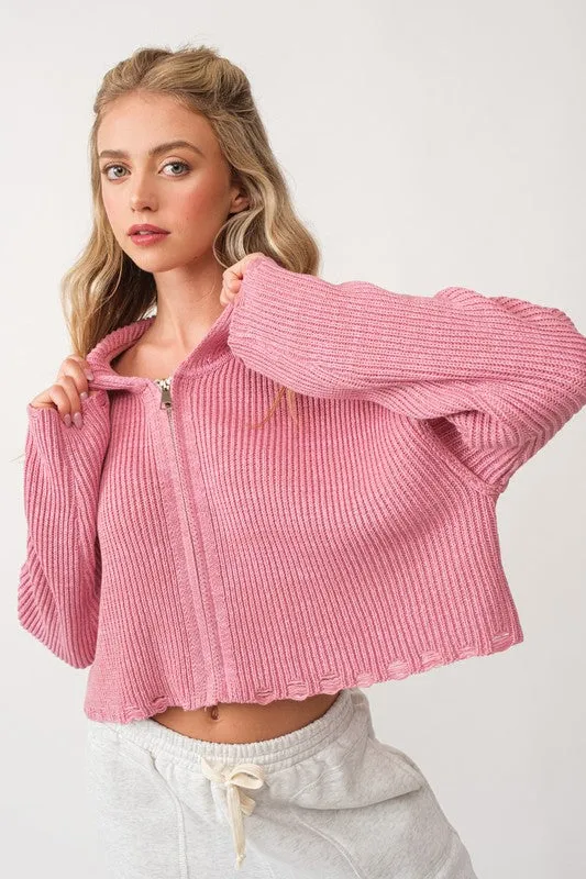 Maci Distressed Hoodie