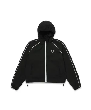 MACKY Golf: Coloring Line Hood Windbreaker - Black