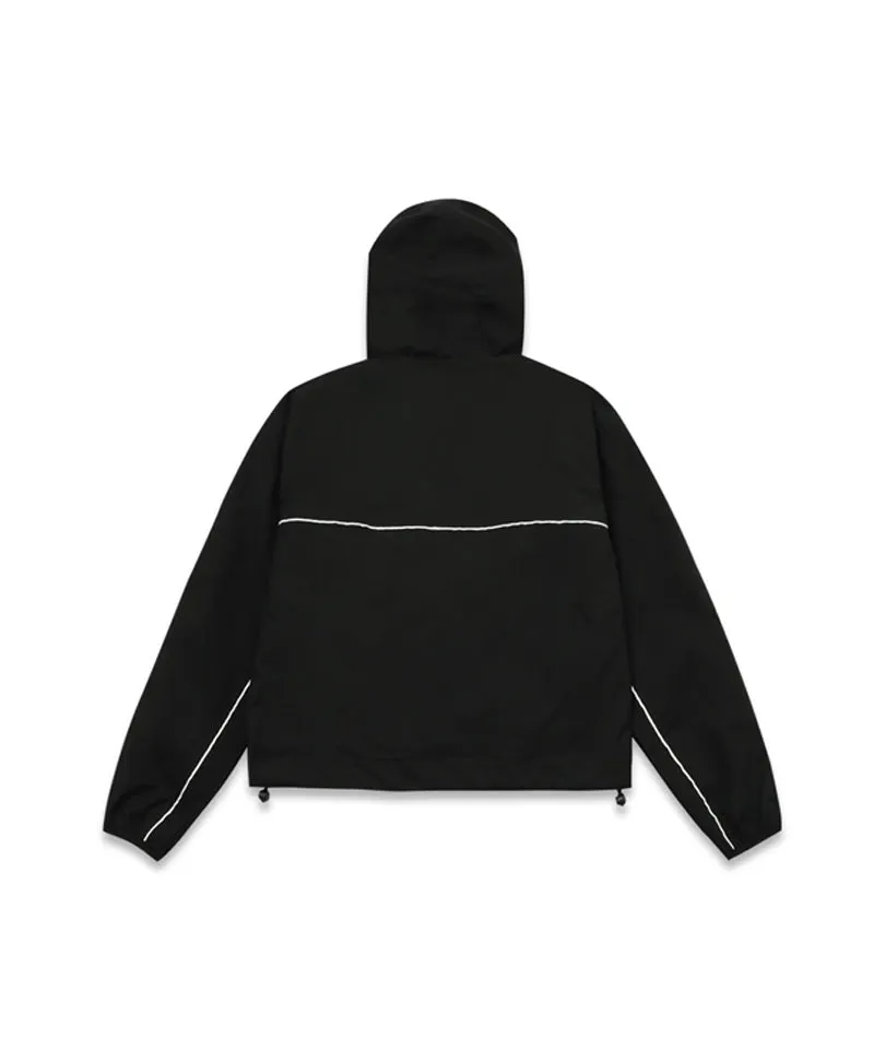 MACKY Golf: Coloring Line Hood Windbreaker - Black