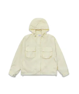 MACKY Golf: Pocket Hood Windbreaker - Cream Beige