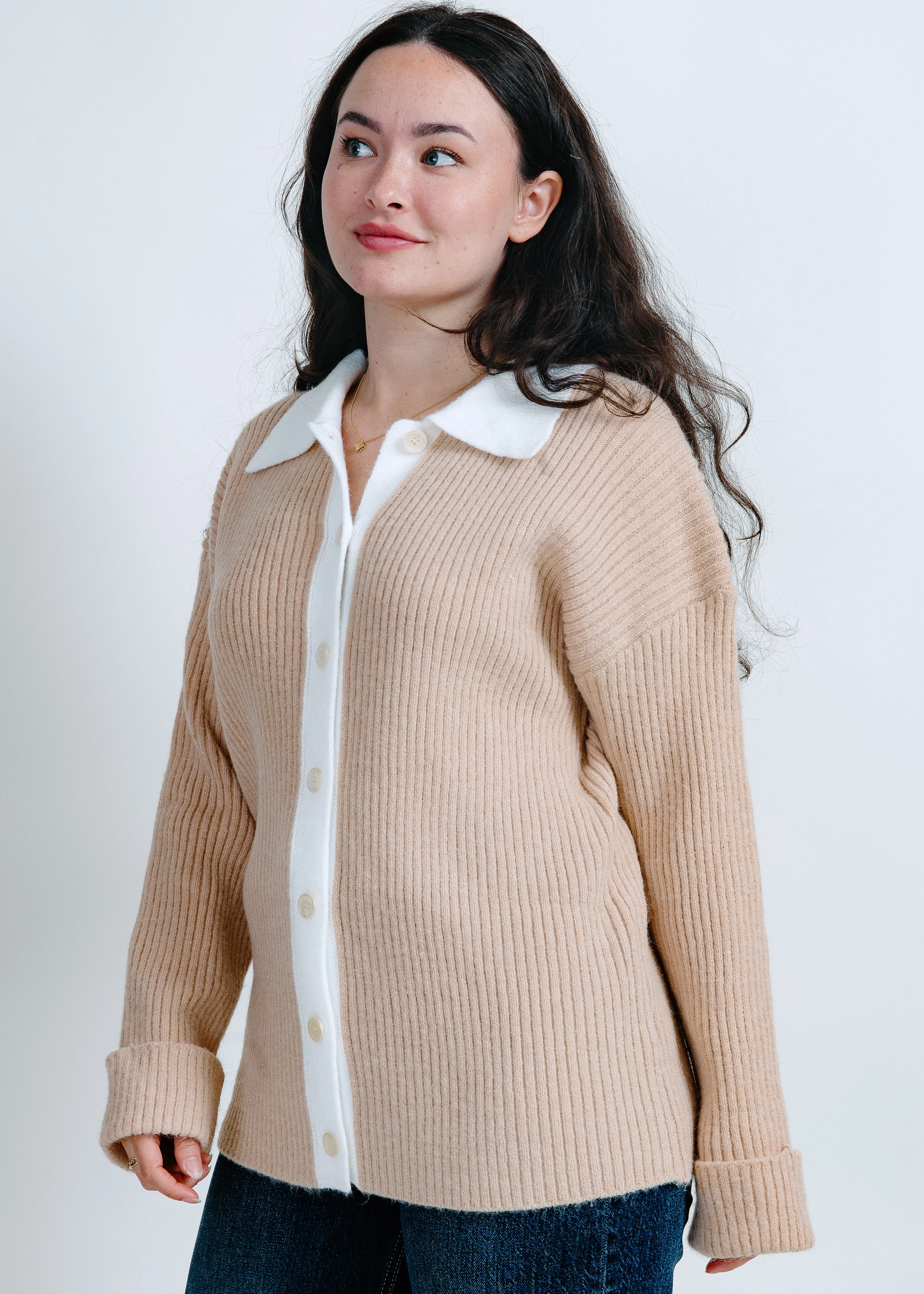 Making It Contrast Cardigan