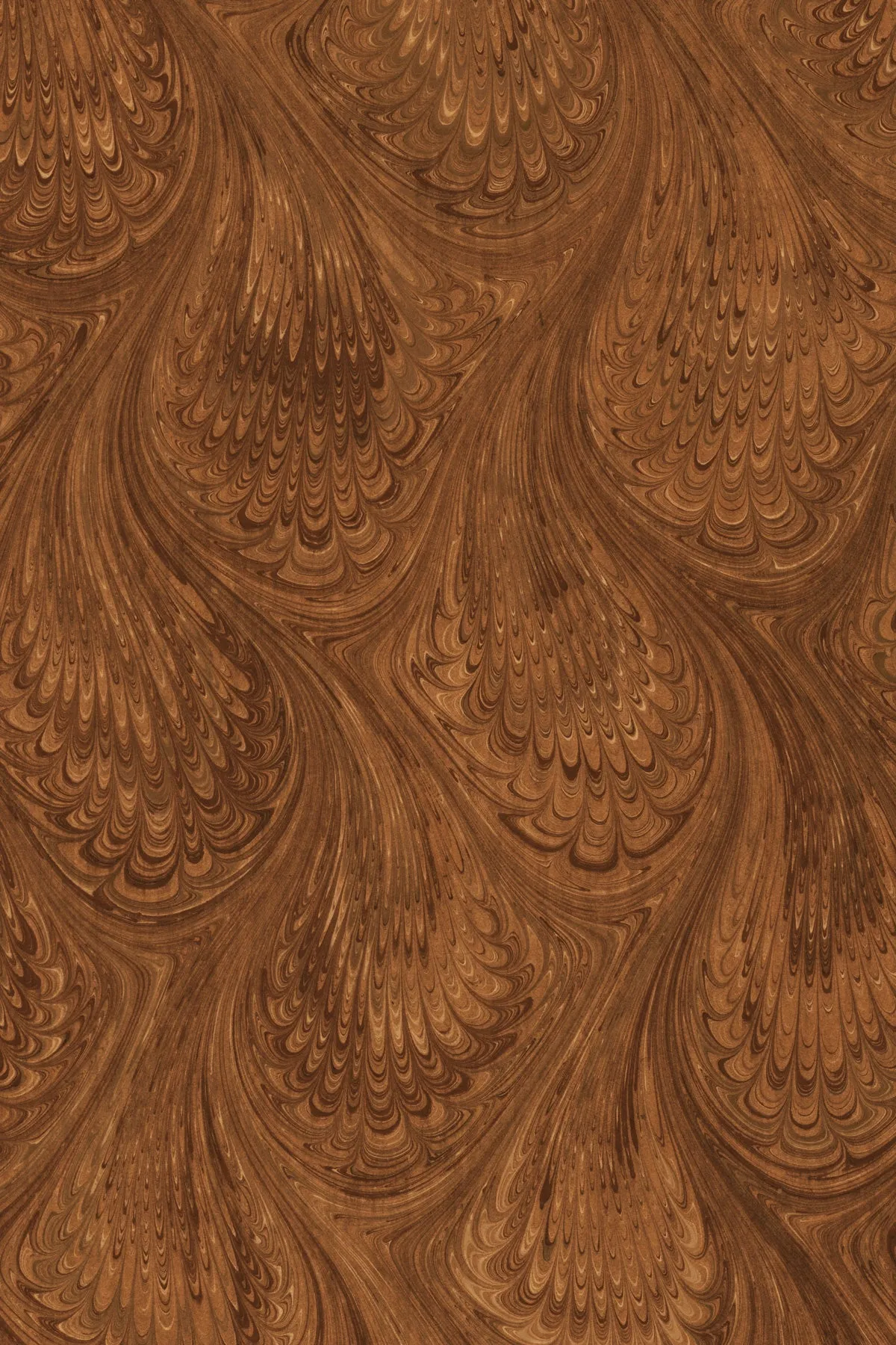 Marbled Peacock Leggings: Sepia