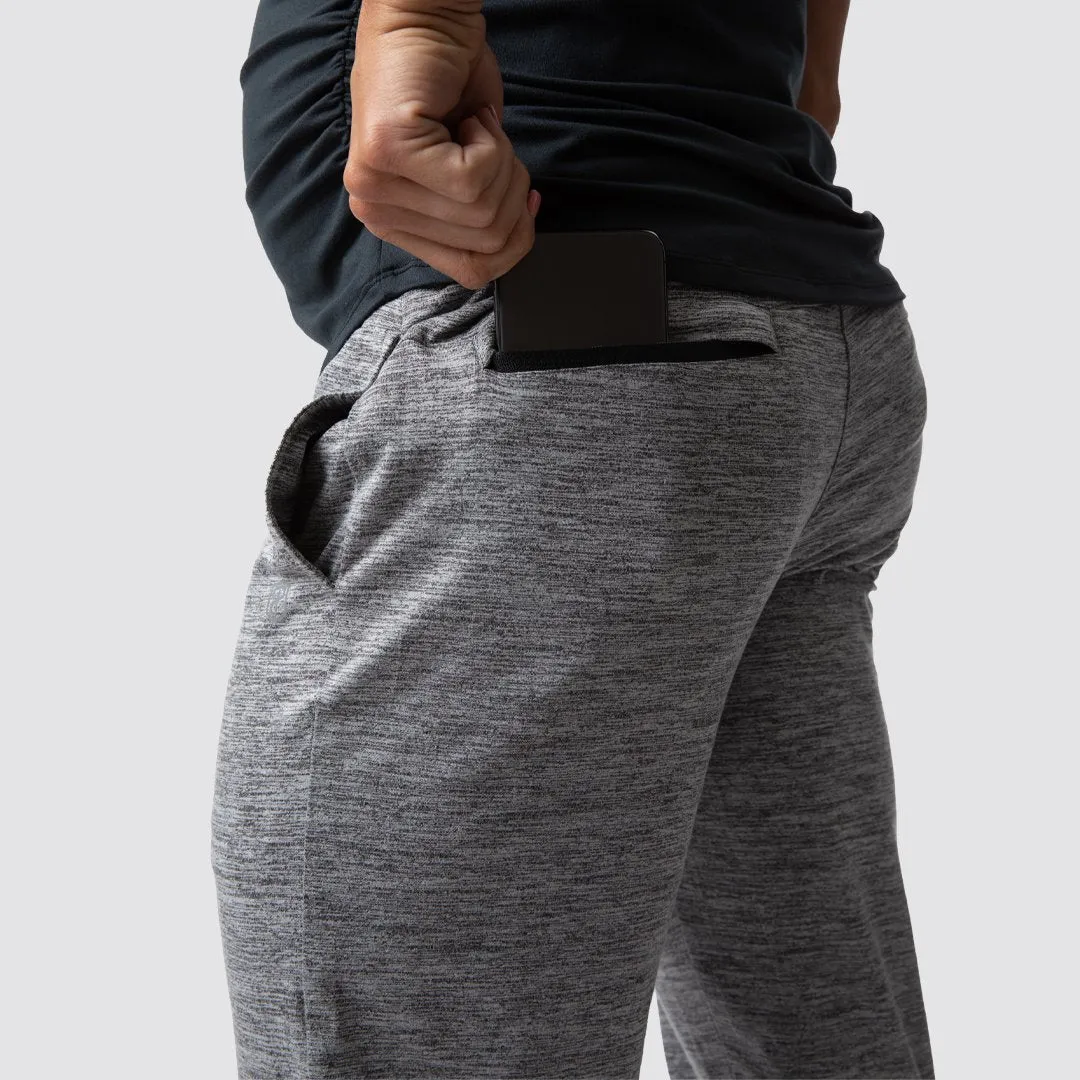 Maternity Rest Day Athleisure Jogger (Heather Grey)