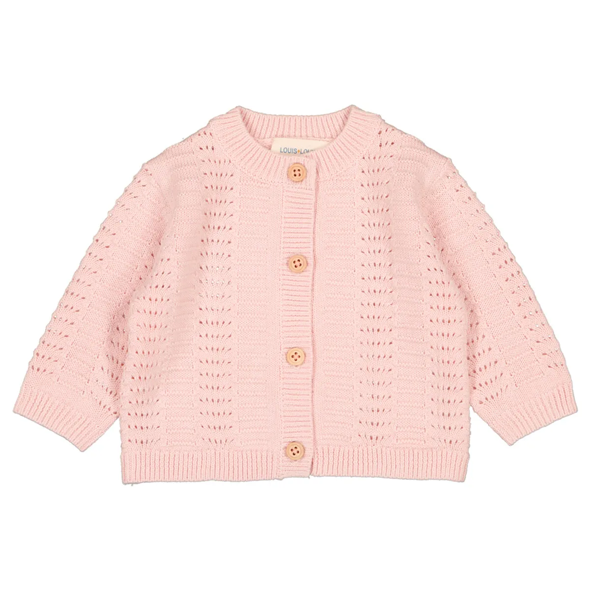 Mayo Pink Knitted Baby Cardigan