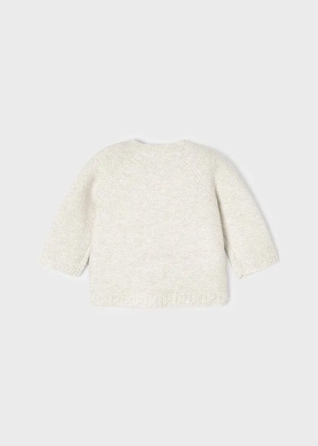 Mayoral Cream Knitted Cardigan