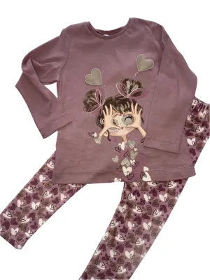 Mayoral Rosado leggings set 082424523