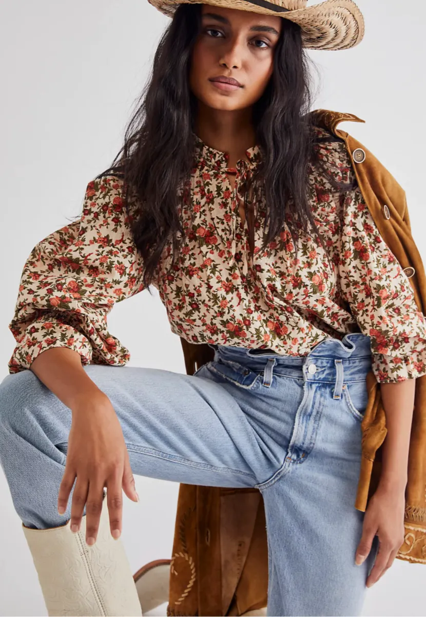 Meant To Be Blouse - Vintage Combo