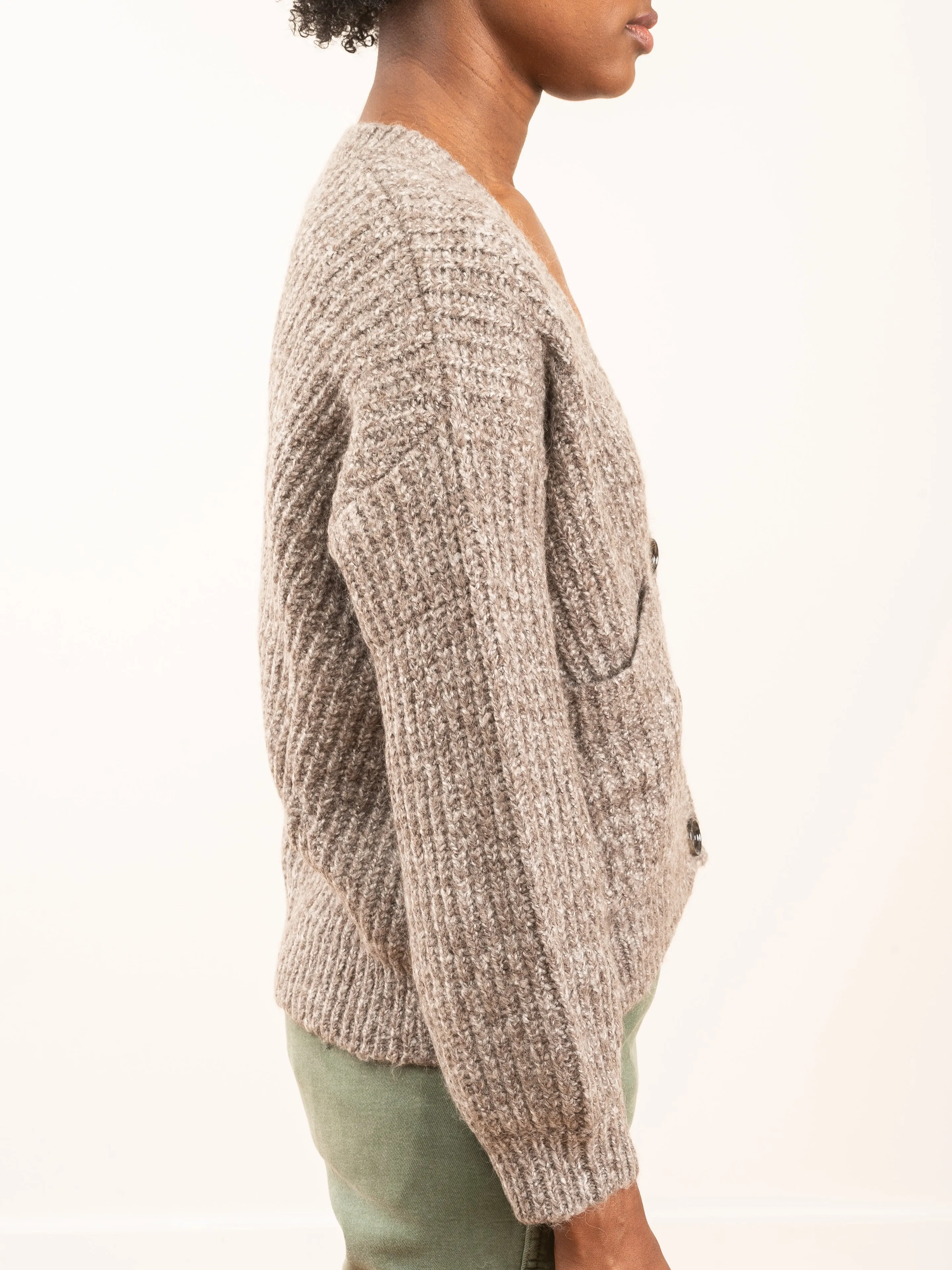 melange cardigan