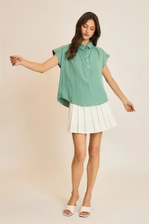 Meltaway Button Up Blouse
