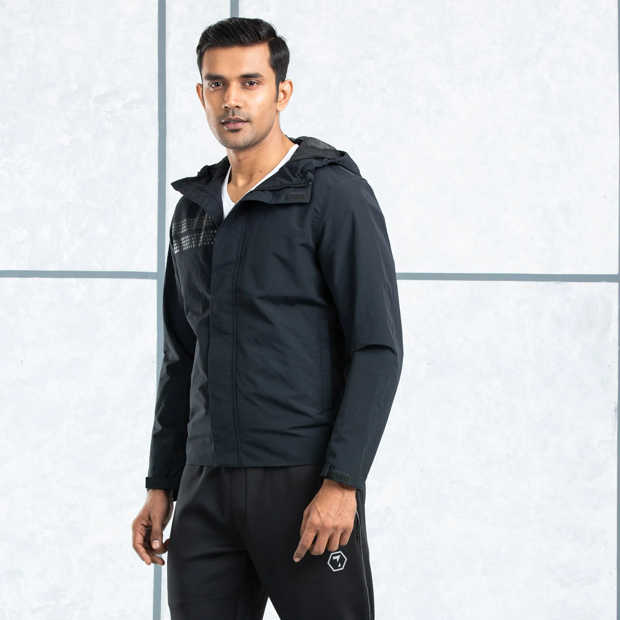 Mens Windbreaker- Black
