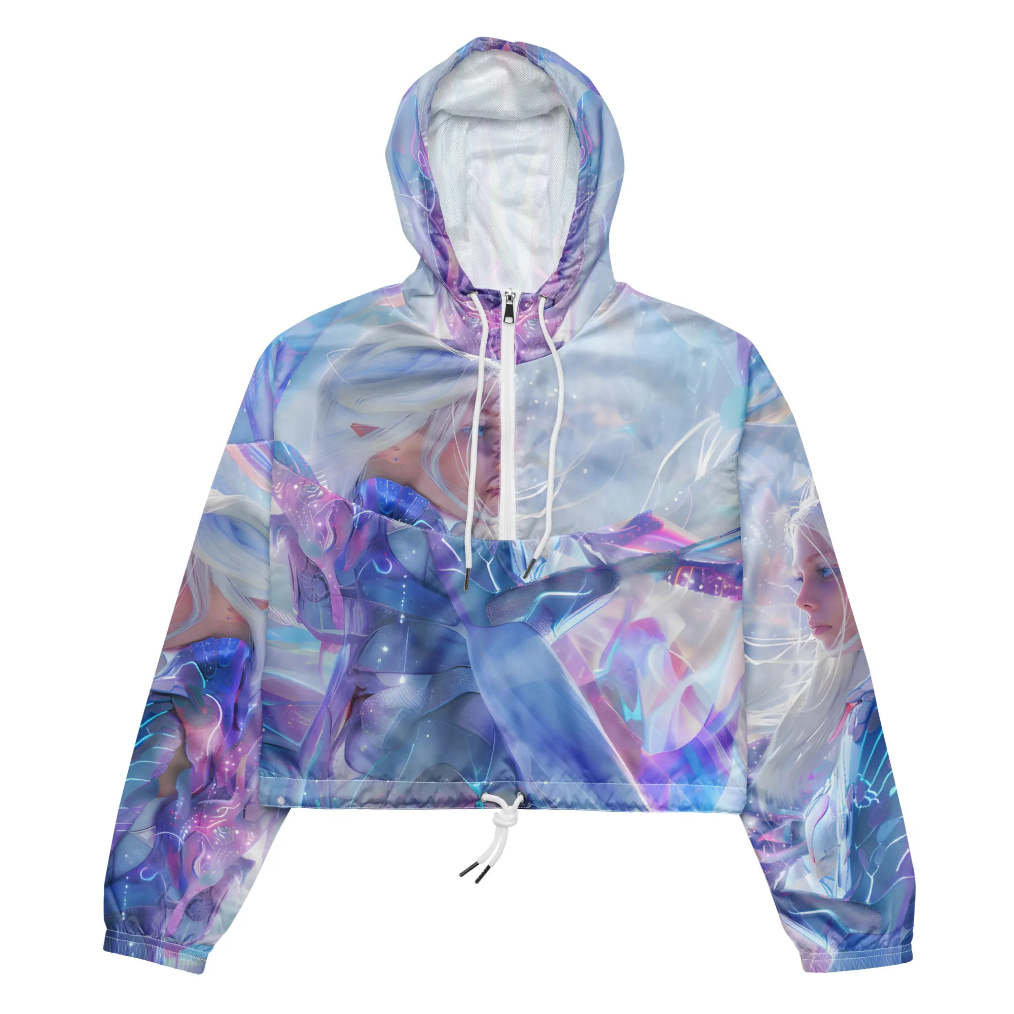 Metaverse Girl Cropped Windbreaker MG001