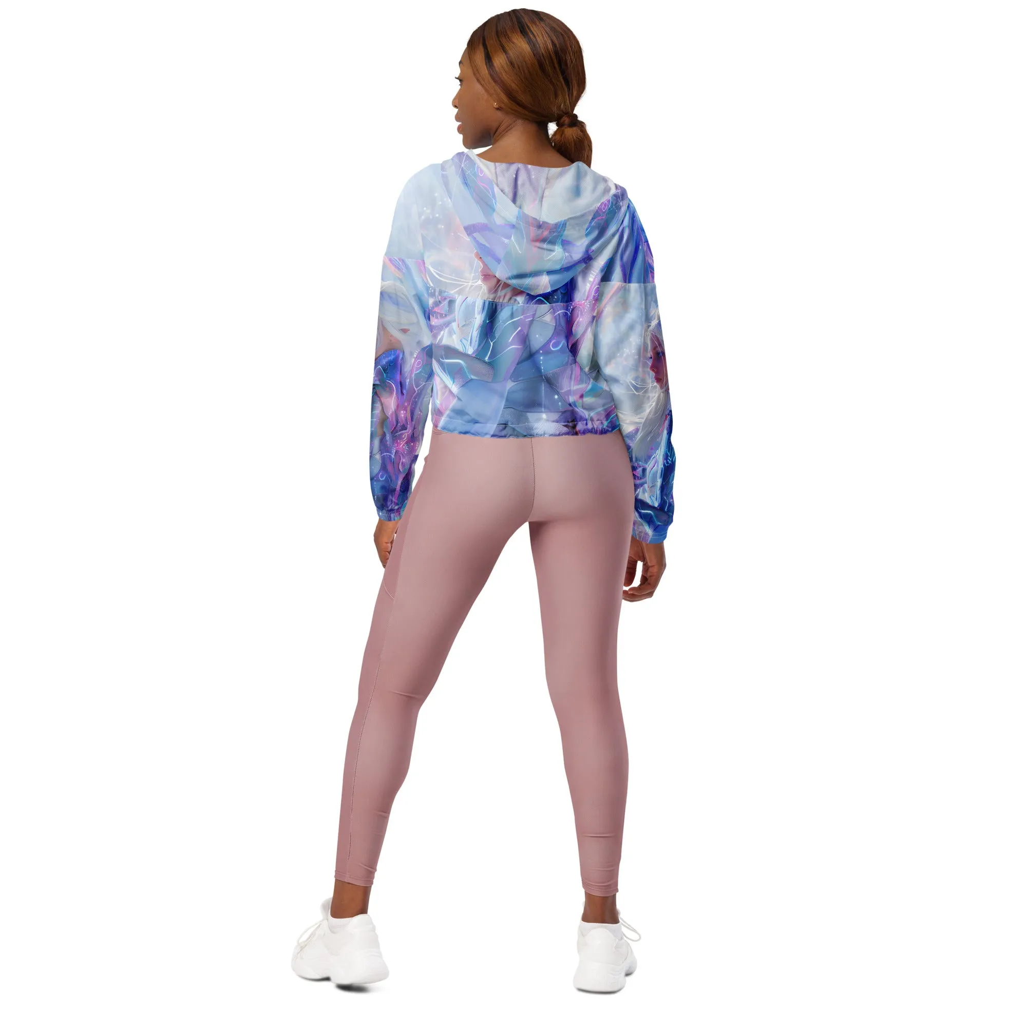 Metaverse Girl Cropped Windbreaker MG001