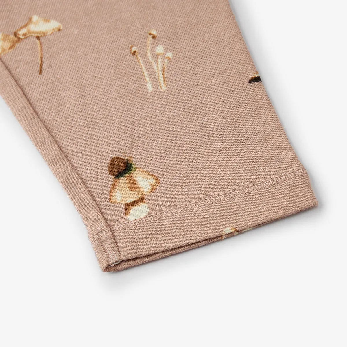 Milkbarn Organic Cotton Dress and Legging Set Mushroom