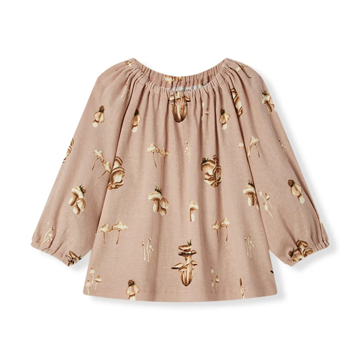 Milkbarn Organic Cotton Dress and Legging Set Mushroom