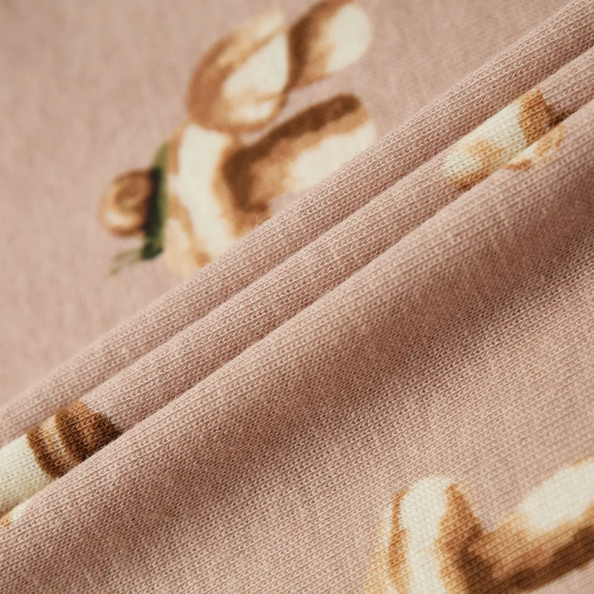 Milkbarn Organic Cotton Dress and Legging Set Mushroom