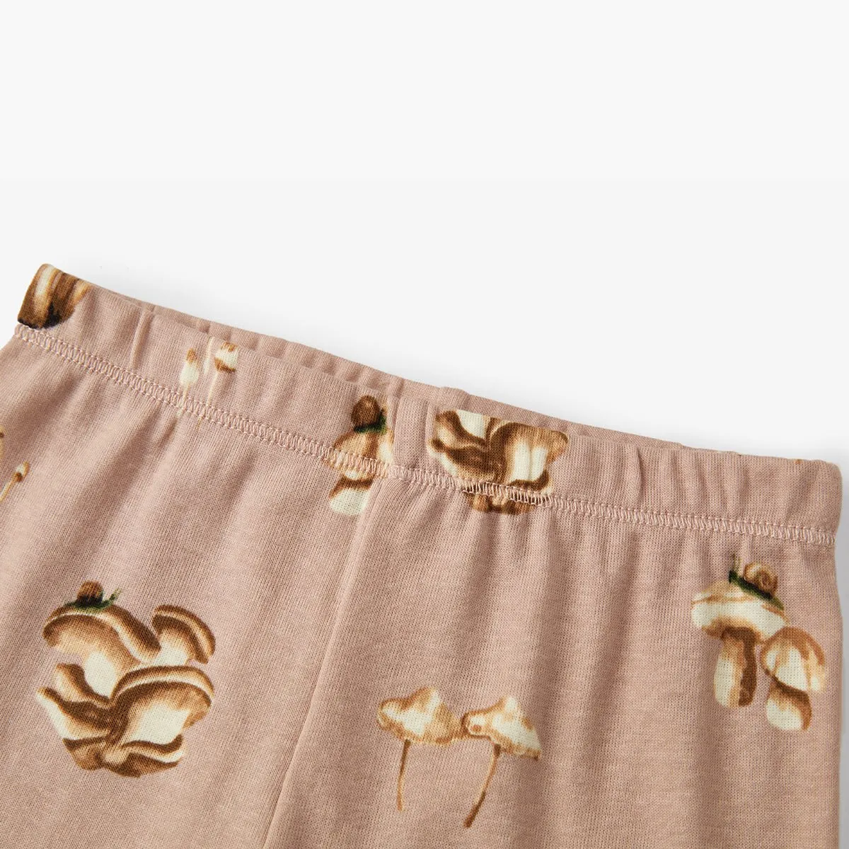 Milkbarn Organic Cotton Dress and Legging Set Mushroom