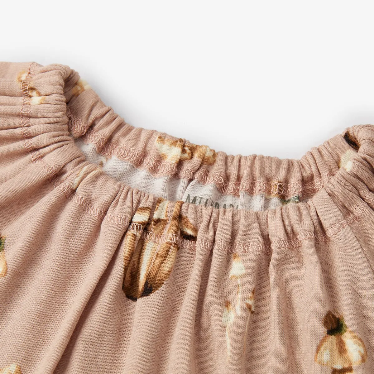 Milkbarn Organic Cotton Dress and Legging Set Mushroom