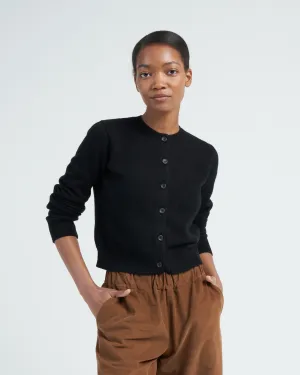mini cardigan - black