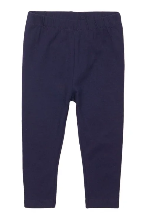 Minoti Girls Leggings Navy (12-18mths)