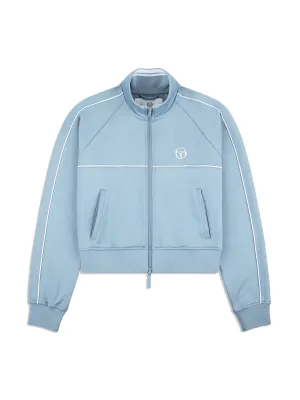 Miss Lioni Track Jacket- Faded Denim