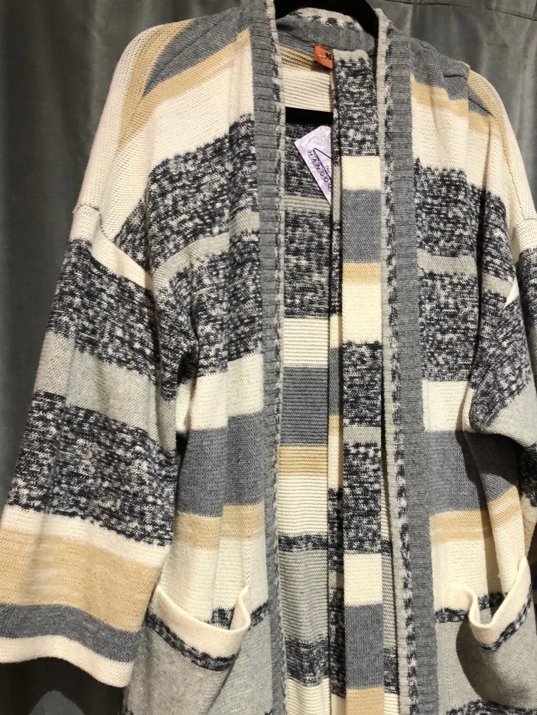 Missoni Neutral striped Knit Cardigan