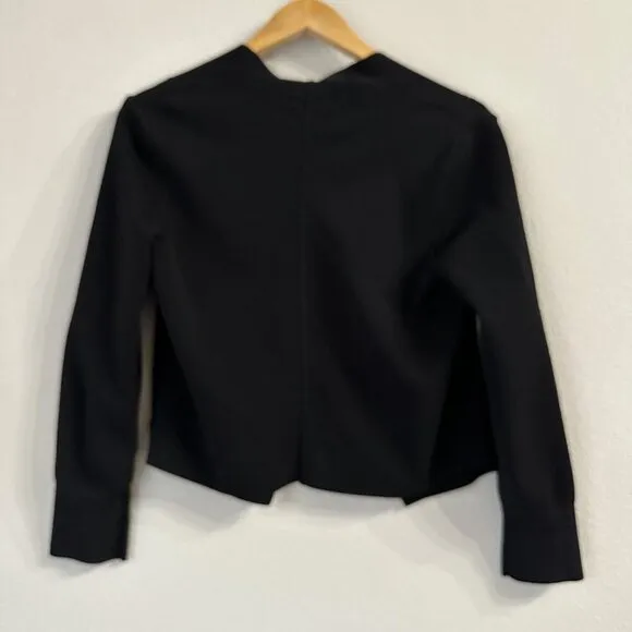 MM Lafleur The Sant Ambroeus Jardigan Black Knit Cardigan Jacket Preppy Medium